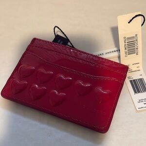 Marc Jacobs Red Heart Card Holder